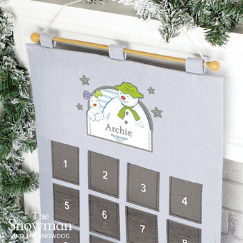 Personalised The Snowman Felt Advent Calendar, 3 of 4