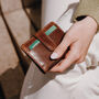 Brown Leather Credit Card Holder, thumbnail 1 of 4