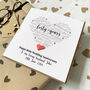 Personalised 40th Ruby Anniversary Card For Husband/Wife, thumbnail 2 of 3