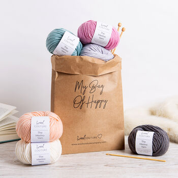 Personalised Baby Hat And Mitts Easy Crochet Kit, 10 of 10