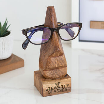 Personalised Men’s Glasses Stand, 4 of 5