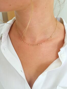 Stardust Demi 9ct Gold Necklace, 5 of 6