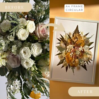Preservation Of Your Wedding Flowers Into A Frame, 7 of 12