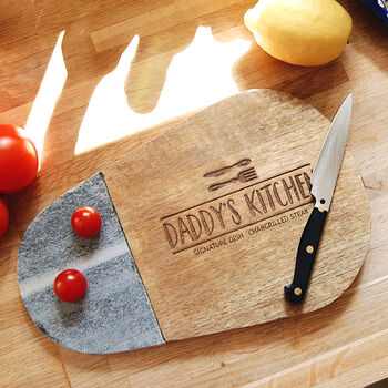 Daddy's 'Signature Dish' Personalised Chopping Board, 2 of 6