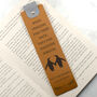 Personalised Penguin Bookmark For Valentines Day, thumbnail 1 of 2