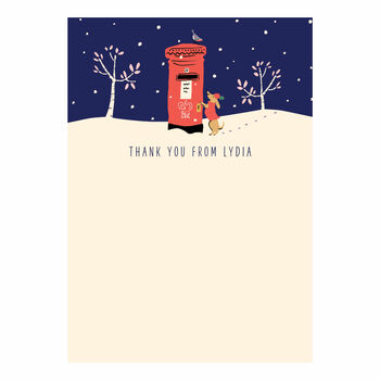 Personalised Christmas Thank You Cards, 2 of 4