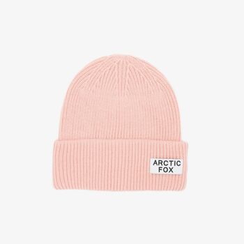 Recycled Bottle Beanie Pastel Pink, 2 of 5