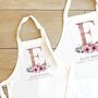 Personalised Initial Matching Mother Daughter Aprons, thumbnail 4 of 4