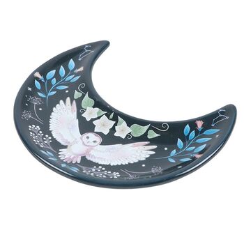 Crescent Moon Owl Trinket Dish, 2 of 2