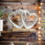 Personalised Double Heart Ornament, thumbnail 5 of 5