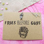 'Fries Before Guys' Anti Valentines Day Necklace, thumbnail 1 of 6