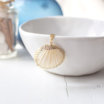 Scallop Shell Necklace, 2 of 9