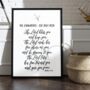 Personalised Wedding Blessing Print – Numbers Six:24–26, thumbnail 5 of 5