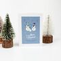 'To My Mom And Stepdad' Christmas Card Snowmen, thumbnail 5 of 10