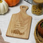 Personalised Pumpkin Paddle Chopping Board, thumbnail 2 of 4