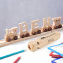 Personalised Wooden Name Train, thumbnail 2 of 8