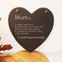 Personalised Slate Heart For Mother's Day, thumbnail 3 of 4