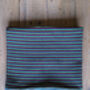 Nepali Cotton Scarf, Bold Stripes, Ethically Handmade, thumbnail 5 of 8