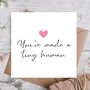 You’ve Made A Tiny Human Card | New Baby Card, thumbnail 1 of 3