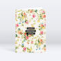 Personalised Vintage Floral Greeting Card, thumbnail 1 of 12