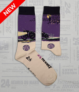 Le Mans Racing Posters Gift Socks, 5 of 11