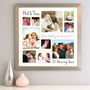 Personalised Silver Wedding Anniversary Photo Collage, thumbnail 1 of 8