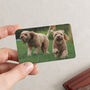 Personalised Photo Wallet Keepsake Dog Dad Fathers Day Card, thumbnail 2 of 2