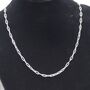 Sterling Silver Chain Necklace, thumbnail 3 of 9