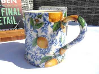 Tankard In Blue Lemon Design, 10 of 12