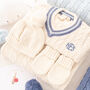 Luxury Cotton Knitted Baby Cricket Gift Set, thumbnail 3 of 11