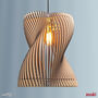 Zooki 33 'Hypnos' Wooden Pendant Light, thumbnail 3 of 10