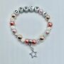 Personalised Heart Charm Bracelet, Star Name Bracelet, thumbnail 11 of 12