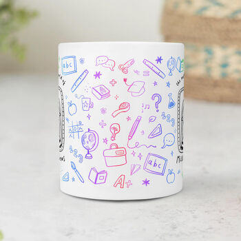 'The Magical World' Personalised Teacher Mug, 3 of 5