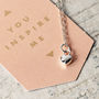 Little Sterling Silver Heart Necklace And Gift Card, thumbnail 4 of 12