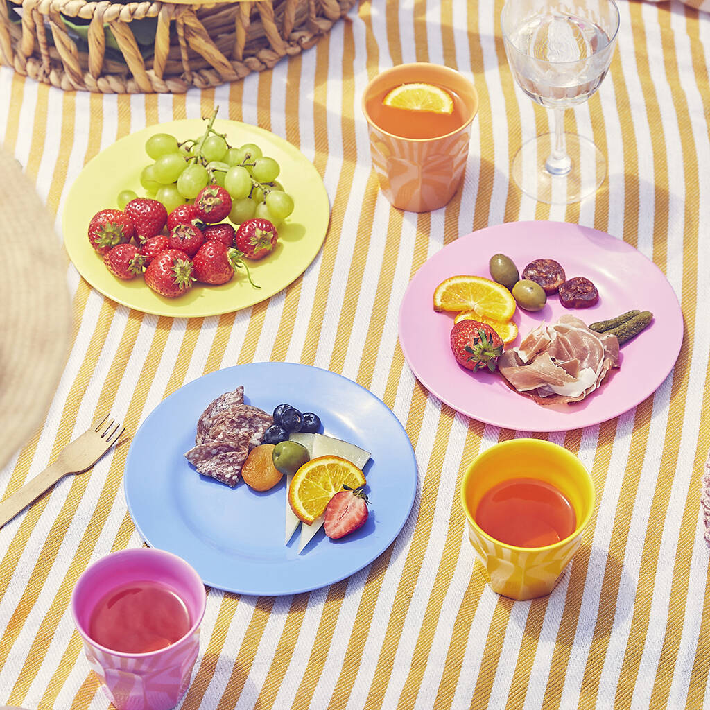 Colourful Melamine Picnic Camping Tumbler / Cup, 1 of 12