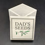 Personalised Gardener's Leaves Wooden Seed Box, thumbnail 1 of 3
