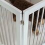 Lords And Labradors Large Wooden Pet Gate, thumbnail 2 of 6