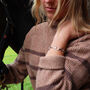 Personalised Sterling Silver Snaffle Bit Horse Bracelet, thumbnail 3 of 9