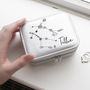 Floral Star Zodiac Constellation Travel Case, thumbnail 2 of 7