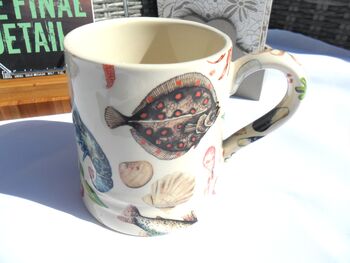 Tankard Mug In Seashore Design, 3 of 11