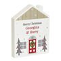 Personalised Christmas Wooden House Ornament, thumbnail 3 of 6