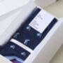 The Caddie's Giftbox – Luxury Golf Themed Socks, thumbnail 3 of 10