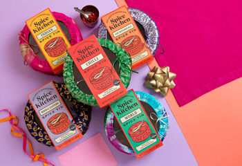 Indian Tin With Nine Spices And Silk Sari Wrap, 5 of 5