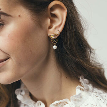 Athena Pearl Earring, 6 of 11