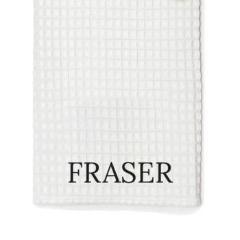 Personalised Waffle Golf Towel, 2 of 5