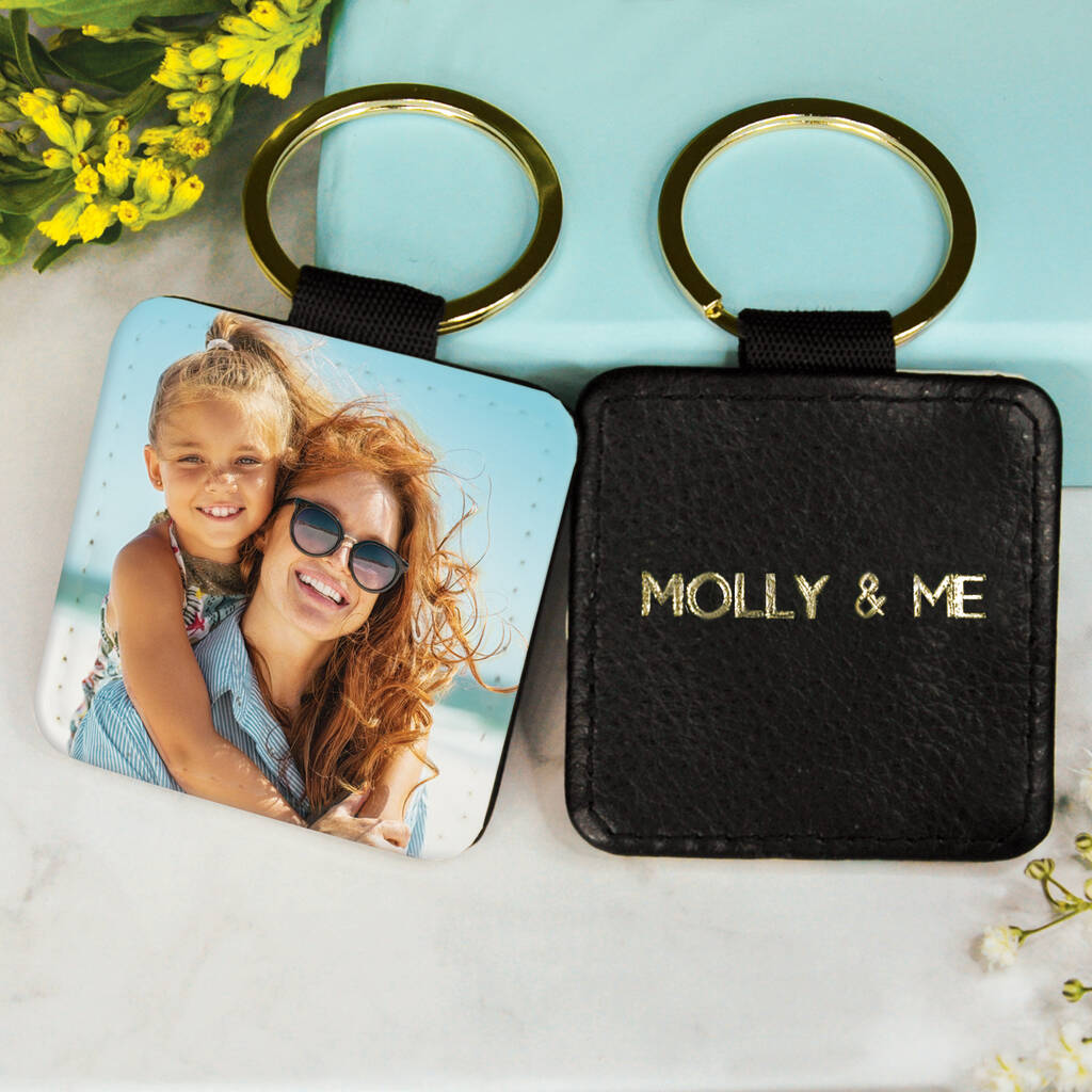 Personalised Photo Message Keyring, 1 of 3