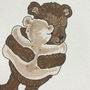 Best Bear Hugs Hand Illustrated Card, thumbnail 3 of 3