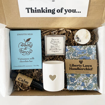 Thinking Of You Personalised Sympathy Gift Box, 4 of 9