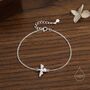 Sterling Silver Bumble Bee Bracelet, thumbnail 1 of 11