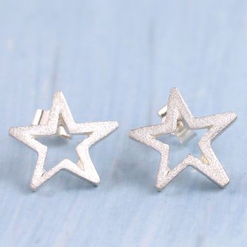 Star Stud Earrings Celestial Jewellery Gift, 6 of 9